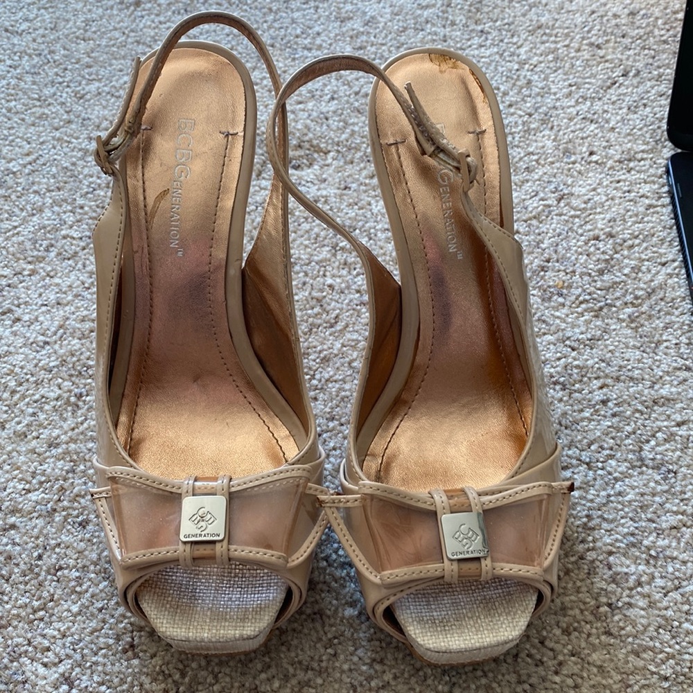 Nude Stiletto Sandal Heel | BCBGeneration